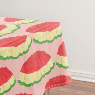 ゼラチンサラダヴィンテージレトロディナーパーティー テーブルクロス