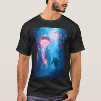 ゼラチン状の華開き Tシャツ