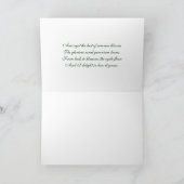 ゼラニウムのつぼみ カード (内部)