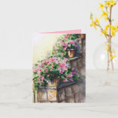 ゼラニウムの壁 カード (黄色い花)