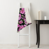 ゼラニウムの枝、水色のピンクの芽。 シェルパブランケット (インサイチュ)