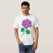 ゼラニウムの花 Tシャツ (正面フル)