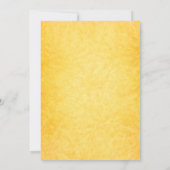 ゼラニウムの蝶によってはブライダルシャワーの招待が開花します 招待状 (裏面)