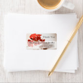 ゼラニウムサンキューファミリー住所 シール (インサイチュ)