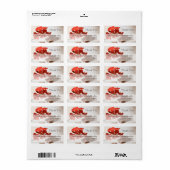 ゼラニウムサンキューファミリー住所 シール (フルシート)