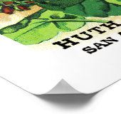 ゼラニウムシードパケットラベル ポスター (角)