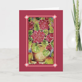 ゼラニウムピンクハッピーマザーズデイ カード