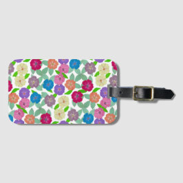 ゼラニウムフラワーズトートバッグ ラゲッジタグ