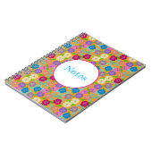 ゼラニウムフラワーズノート ノートブック (左側)