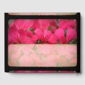 ゼラニウムヴィンテージメモリアルゲストブック ゲストブック (裏面)