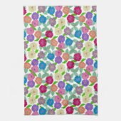 ゼラニウム花キッチンタオル キッチンタオル (縦)