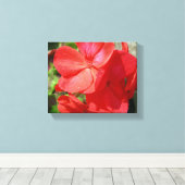 ゼラニウム キャンバスプリント (インサイチュ (ウッドフロア))