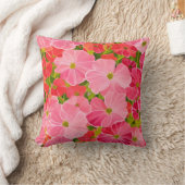 ゼラニウム – 花は耳介のフィールドを暖める クッション (ブランケット)