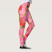 ゼラニウム – 花は耳介のフィールドを暖める レギンス (右)