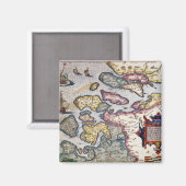 ゼランドの地図, c.1560 マグネット (正面/裏面)