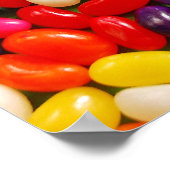 ゼリカラフルビーンキャンディプリントポスター ポスター (角)