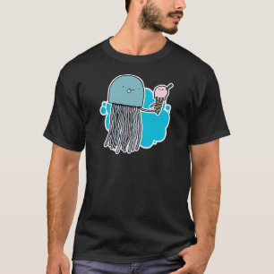 ゼリーおよびアイスクリームのワイシャツ(暗い) Tシャツ