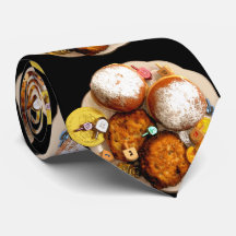 ゼリーのドーナツ、Latkes、Dreidels及びGelt