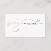 ゼリーの名刺が付いている輝き 名刺 (正面)