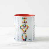 ゼリーの幼児の誕生日のクリスマスのようなロット愛して下さい マグカップ (中央)