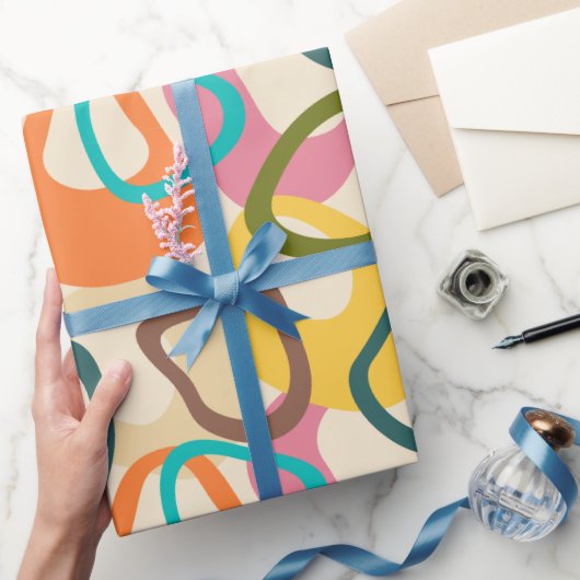 ゼリーの正方形 ラッピングペーパー (ギフト)