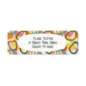 ゼリーの正方形 ラベル (正面)