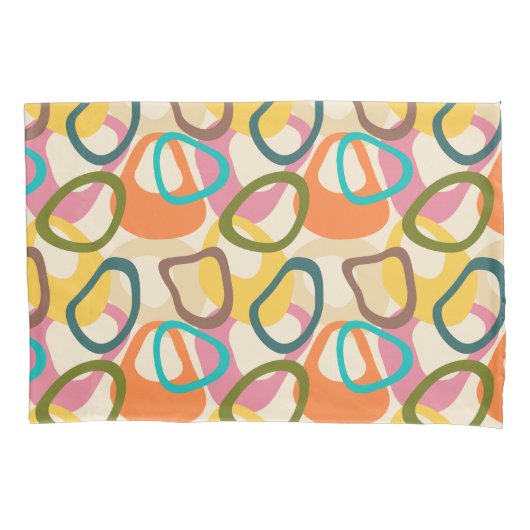 ゼリーの正方形 枕カバー (正面)