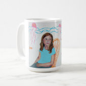 ゼリーの熟考 コーヒーマグカップ (正面左)