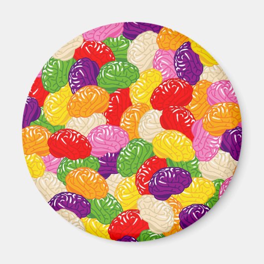 ゼリーの脳 マグネット (正面)