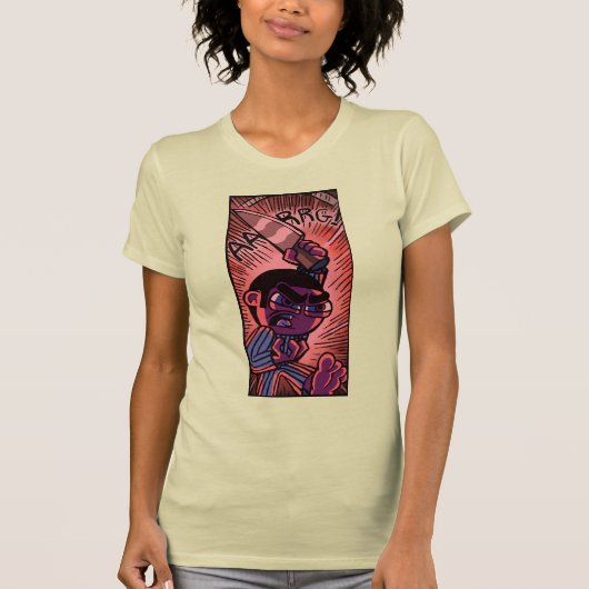 ゼリーのTシャツ(女性)のためのダイヤル"J" Tシャツ (正面)