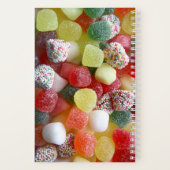 ゼリーカラフルキャンディおもしろい ノートブック (裏面)
