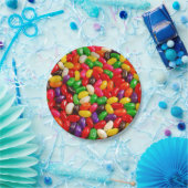 ゼリーカラフルキャンディー ペーパープレート (パーティー)