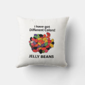 ゼリーカラフル豆おもしろいゼリー豆 クッション (裏面)