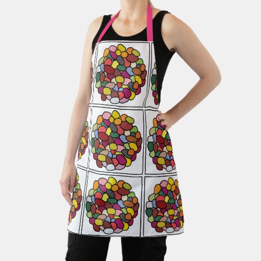 ゼリーカラフル豆 エプロン (インサイチュ)