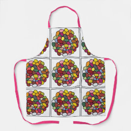 ゼリーカラフル豆 エプロン