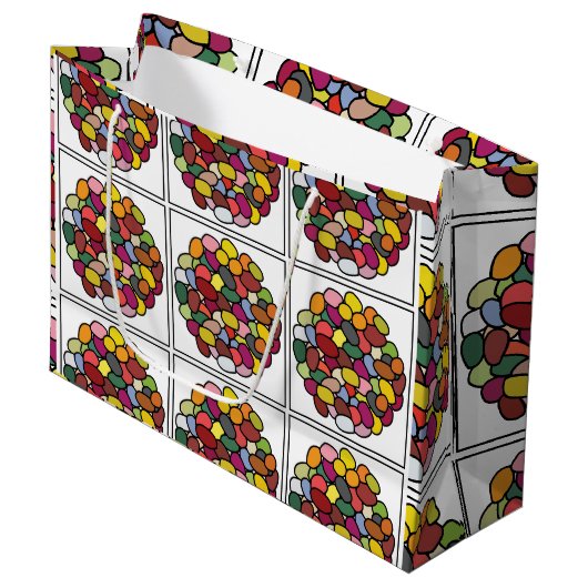 ゼリーカラフル豆 ラージペーパーバッグ (正面アングル)