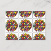 ゼリーカラフル豆 名刺 (正面)