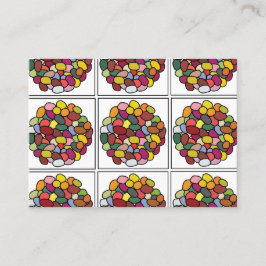 ゼリーカラフル豆 名刺