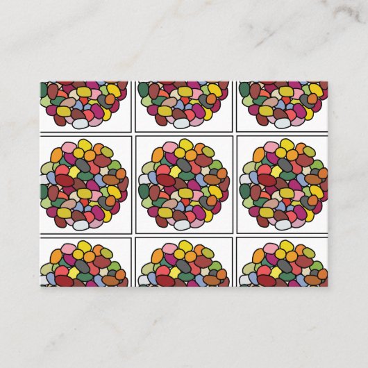 ゼリーカラフル豆 名刺 (正面)