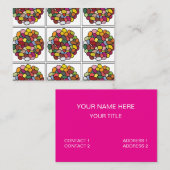 ゼリーカラフル豆 名刺 (正面/裏面)