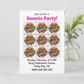 ゼリーカラフル豆 招待状 (スタンド正面)