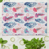 ゼリーカラフル魚 キッチンタオル (折り畳み)