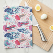 ゼリーカラフル魚 キッチンタオル (四つ折り)