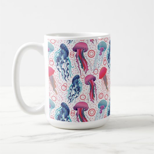 ゼリーカラフル魚 コーヒーマグカップ (左)