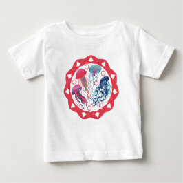 ゼリーカラフル魚 ベビーTシャツ