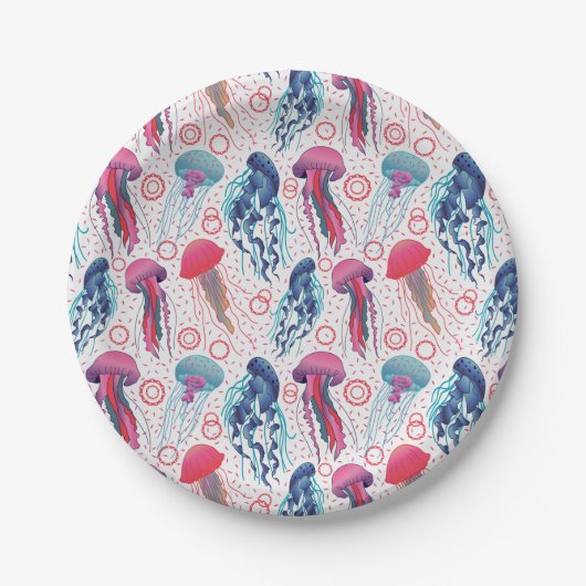 ゼリーカラフル魚 ペーパープレート (正面)