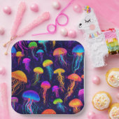 ゼリーカラフル魚 ペーパープレート (パーティー)