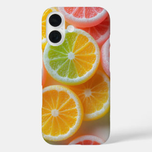ゼリーキャンディーシトラスフルーツ iPhone 16ケース