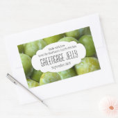 ゼリージェリージャム保存ラベルのシール 長方形シール (封筒)