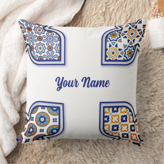 ゼリージモロッコモザイク装飾用クッション伝統的- クッション